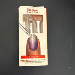 Sally Hansen Salon Pro Brush Kit - Purple and Bronze
